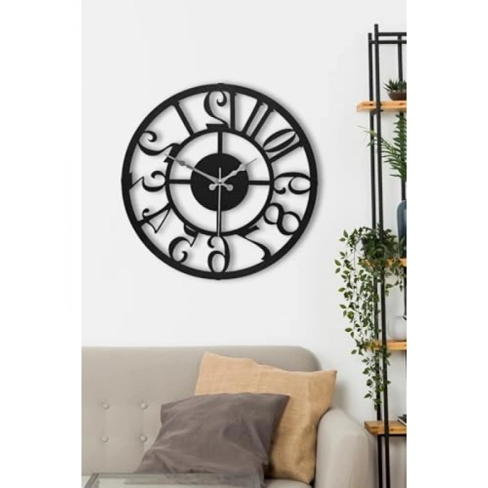 41 cm Metal Akar Sessiz Duvar Saati