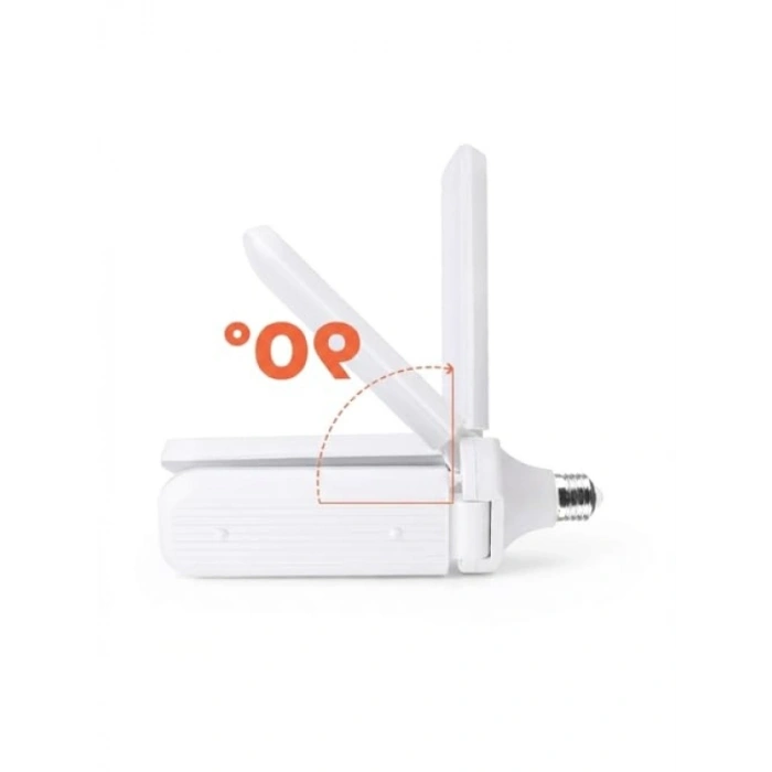 42 Watt 3 Kollu Pervane LED Ampul - 6500K Beyaz Işık