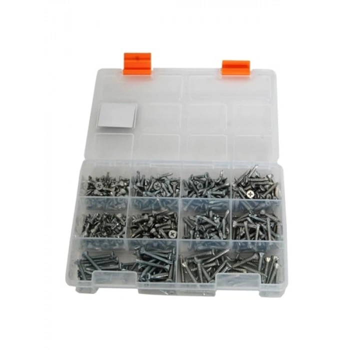 420li Akıllı Vida Seti - 10 Çeşit Matkap Uçlu, Takım Çantalı