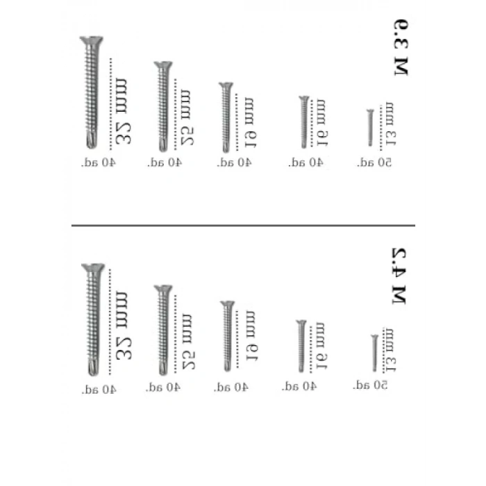 420li Akıllı Vida Seti - 10 Çeşit Matkap Uçlu, Takım Çantalı