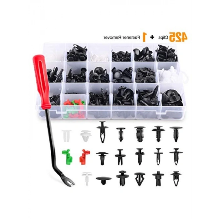 425 Parça Araba Gövde Tutucu Klips Seti - Geniş Uygulama