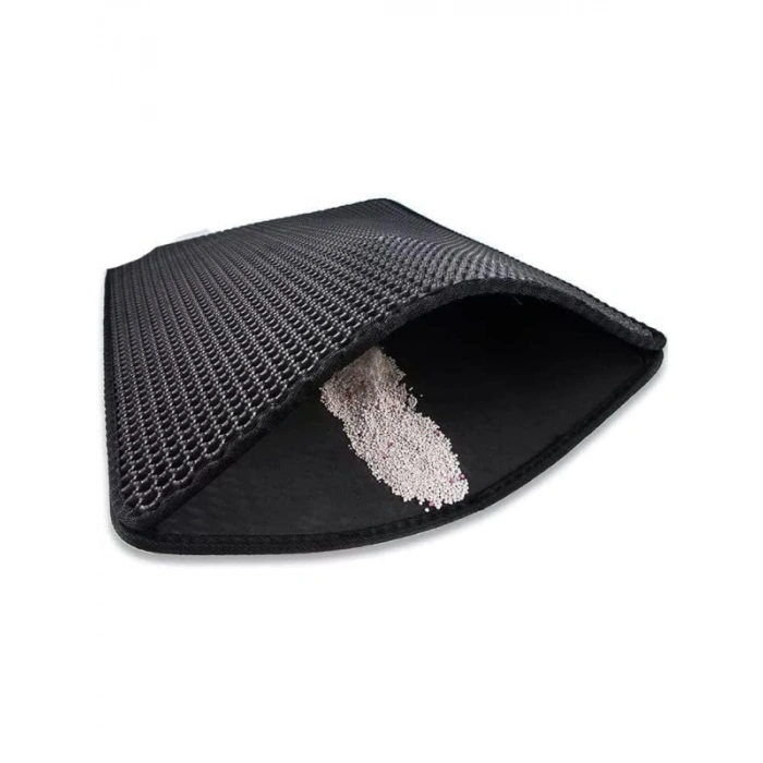 42x59 cm Çift Katmanlı Kedi Tuvalet Önü Paspası