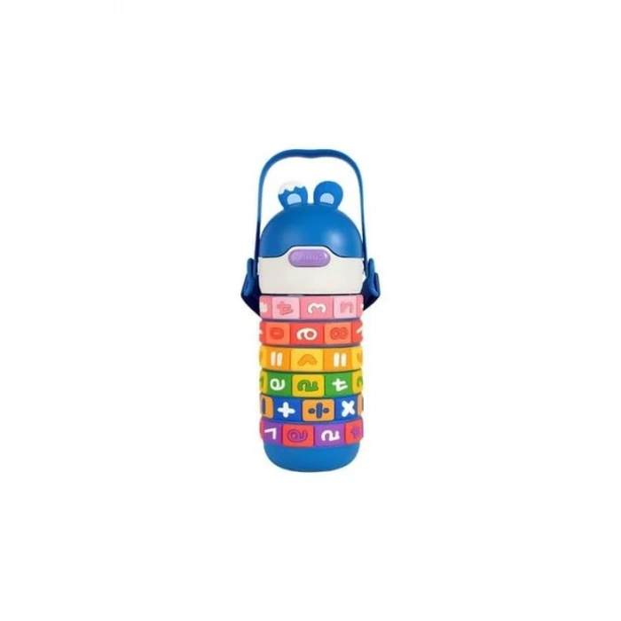 430 ml Mavi Pipetli Çelik Matara