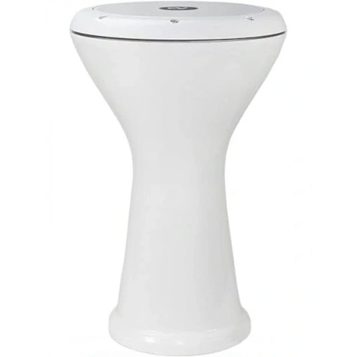 44,5 cm Beyaz Mısır Darbuka Davul Perküsyon Aleti