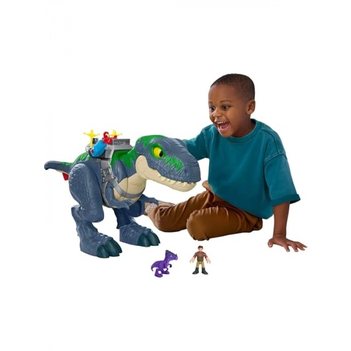 45 cm Sesli ve Işıklı T-Rex Oyun Seti, Jurassic Temalı