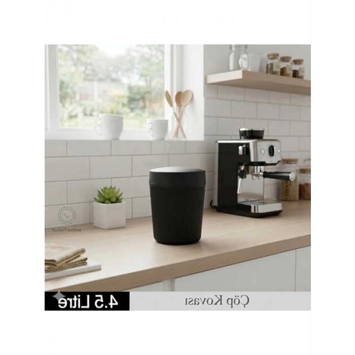 4.5 Litre Kapaklı Çöp Kovası, Modern Tasarım