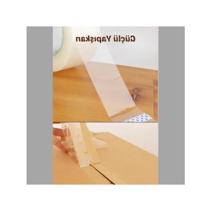 45 mm x 100 Metre Güçlü Yapışkanlı Koli Bandı, Şeffaf Renkli