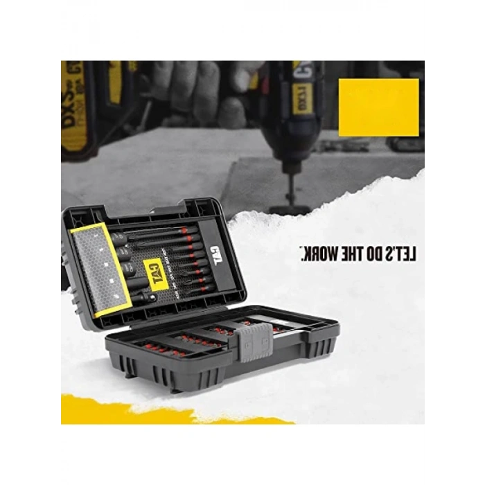 45 Parça Vidalama Uç Seti - Darbe Mukavemetli S2 Çelik