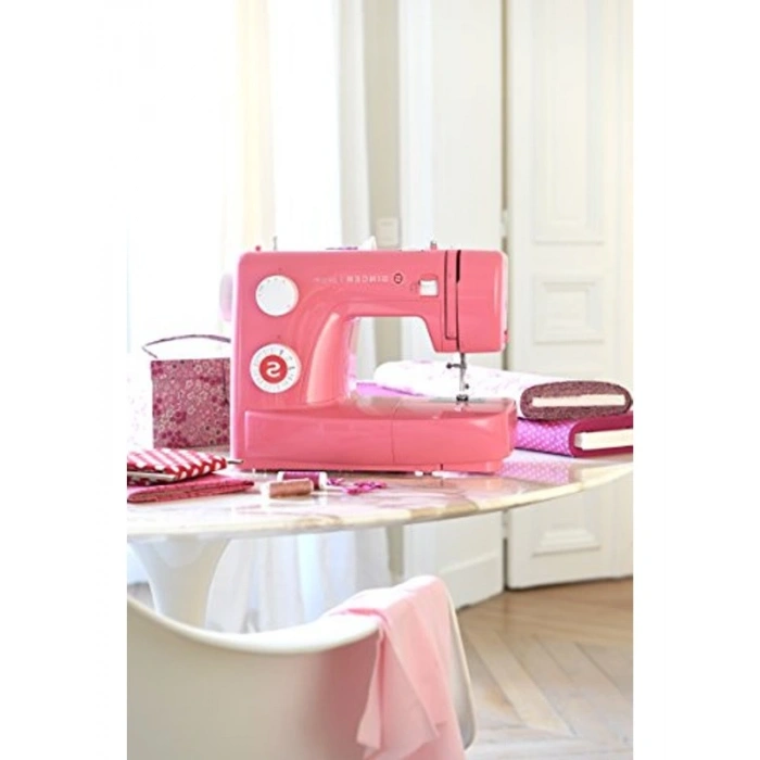 45 x 22 x 35 cm Kırmızı Dikiş Makinesi, Kullanımı Kolay ve Pratik Tasarım