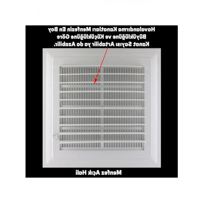 45 x 45 cm Banyo/WC Havalandırma Menfezi Panjur