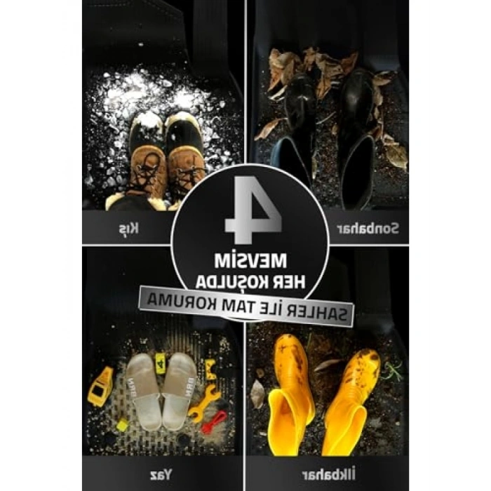 4.5D Havuzlu Oto Paspas - Uyumlu Tasarım