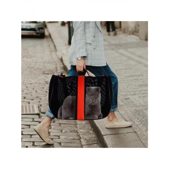 45x35x35 cm File Havalandırmalı Taşıma Çantası, Kırmızı