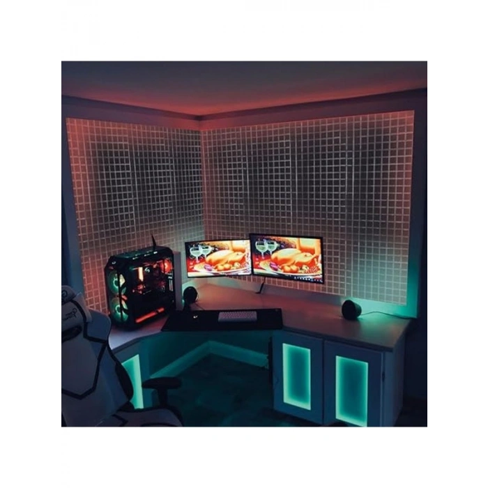 45x90 cm Ölçülerinde Siyah Keçe Panel, Akustik Dekor