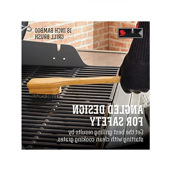 46 cm Uzunlukta Bambu Barbekü Fırçası