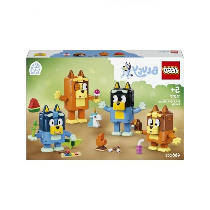466 Parça Bluey Ailesi Temalı Eğlenceli Yapım Seti