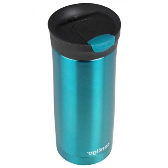 470 mL Kapasiteli Çift Katmanlı Termos Bardak, Turkuaz
