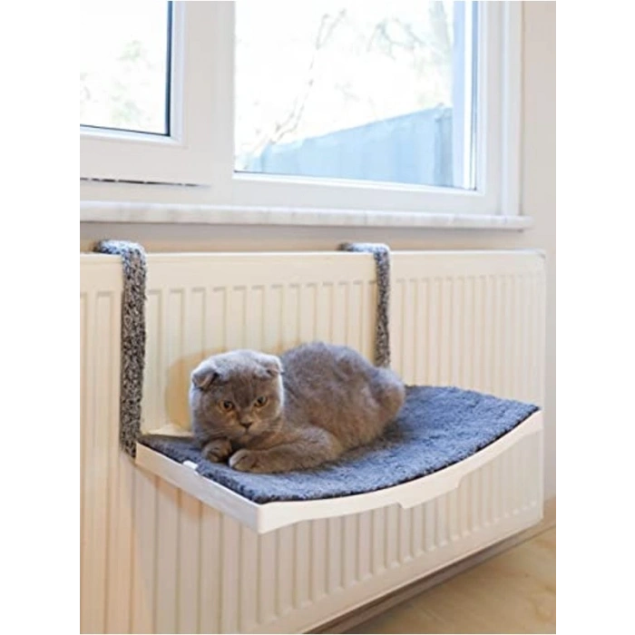 47x27,5 cm Askılı Kedi Yatağı, Kalorifer Radyatör Yatağı