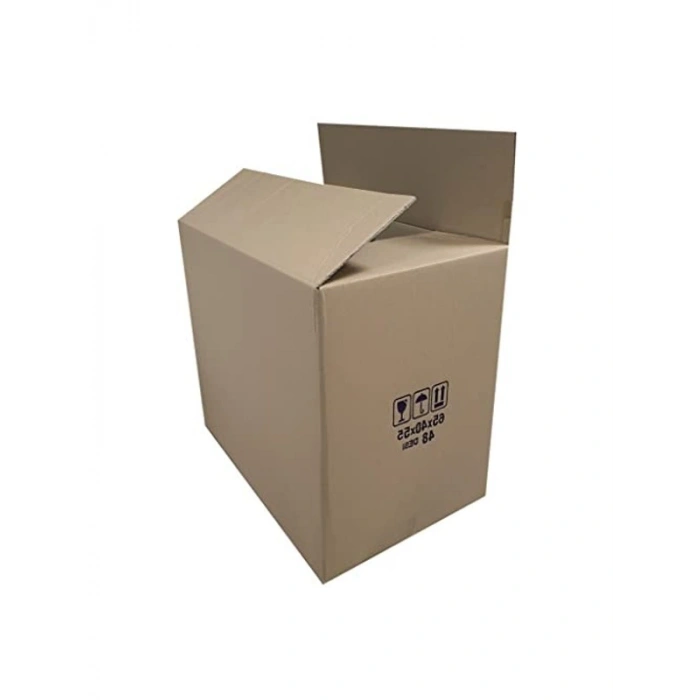 48 Desi Çift Oluklu Karton Koli - 10 Adet, 65x40x55 cm