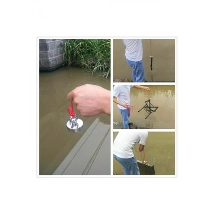48 mm Dyum Pot Mıknatıs Seti, Mıknatıs Balıkçılığı İçin
