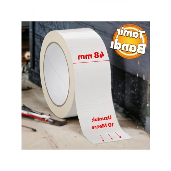 48 mm x 10 Metre Çok Amaçlı Beyaz Bant