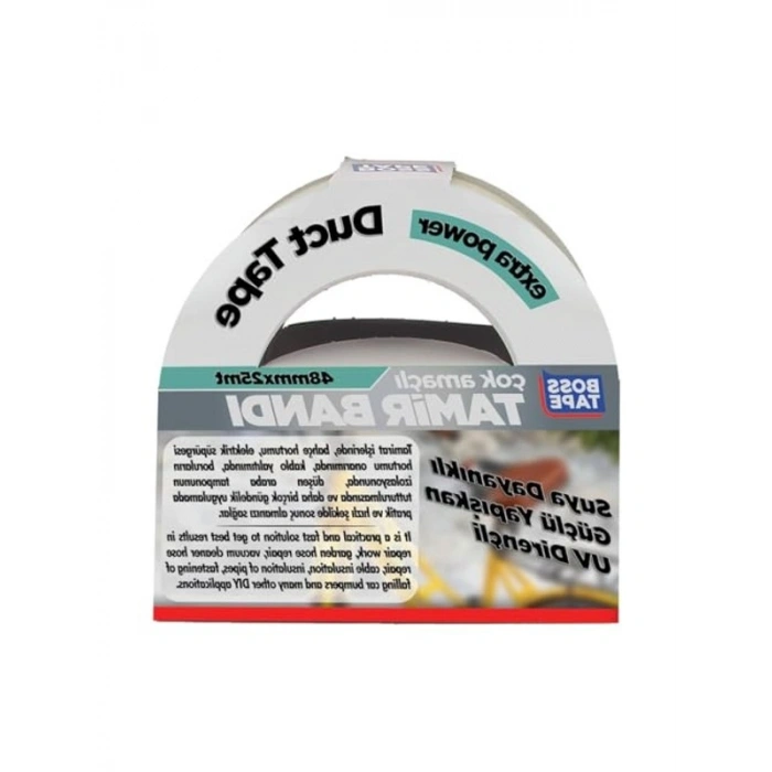 48 mm x 25 m Şeffaf Duct Onarım Bandı, Çok Amaçlı Kullanım İçin