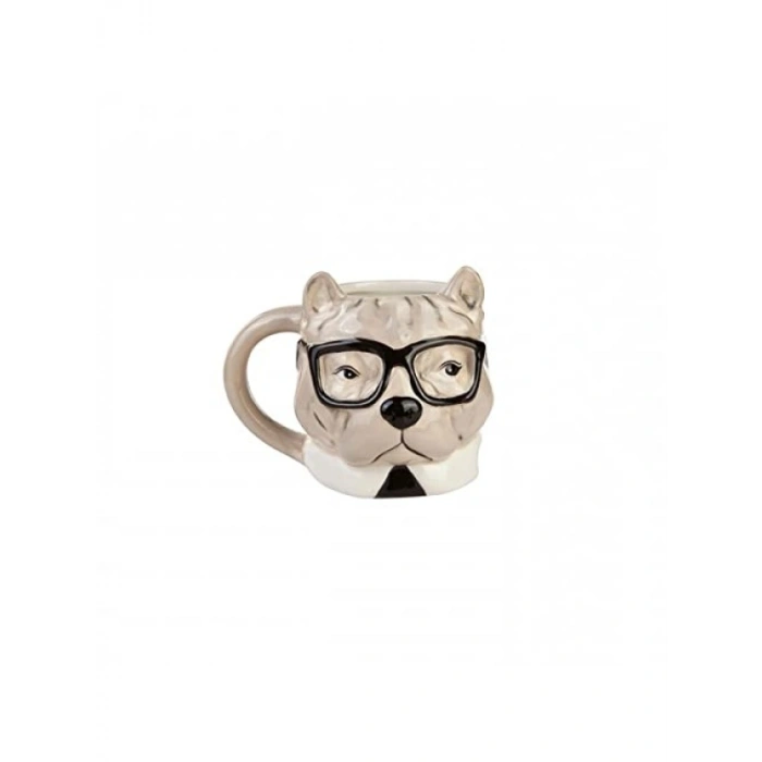 483 ml Kapasiteye Sahip Bulldog Figürlü Mug