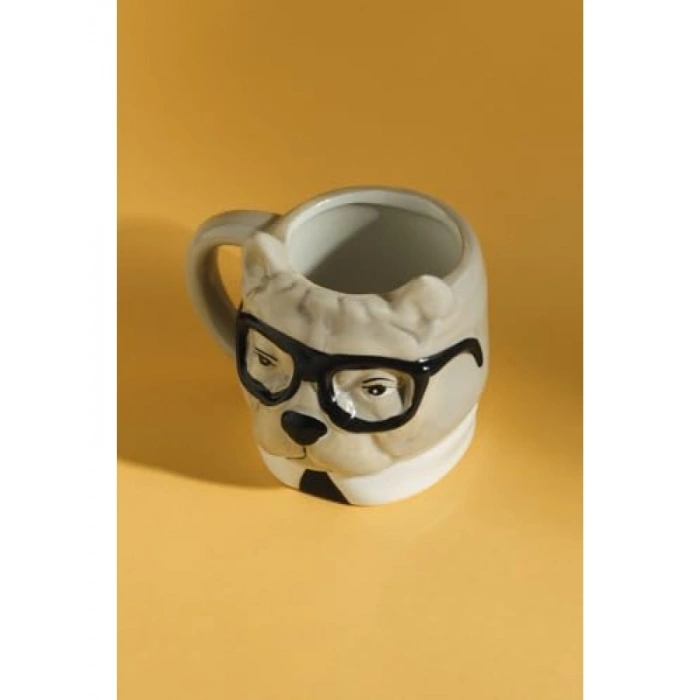483 ml Kapasiteye Sahip Bulldog Figürlü Mug