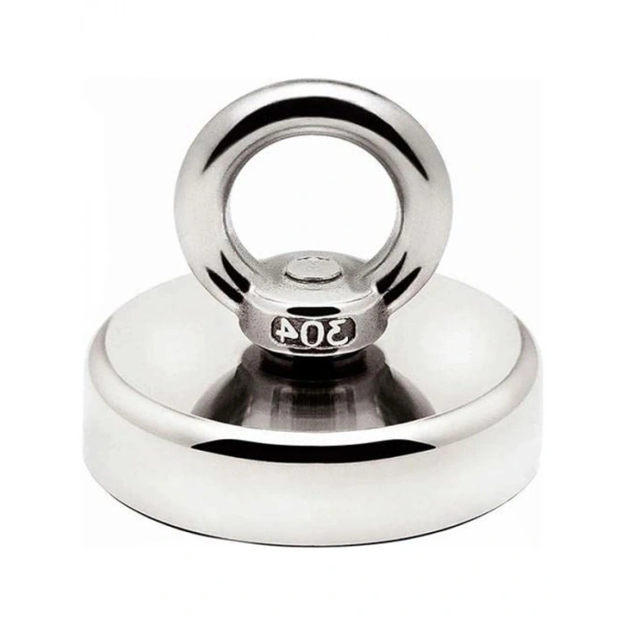 48mm Güçlü Neodyum Mıknatıs, 75kg Askılı Kullanım