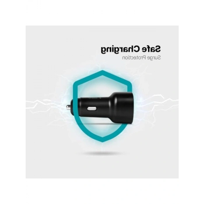 48W PD Araç Hızlı Şarj Aleti, USB-C ve USB-A Çıkışı