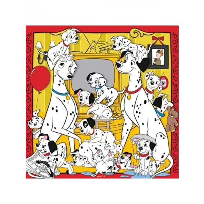 49 Parça Disney Temalı Hayvanlar Puzzle Seti