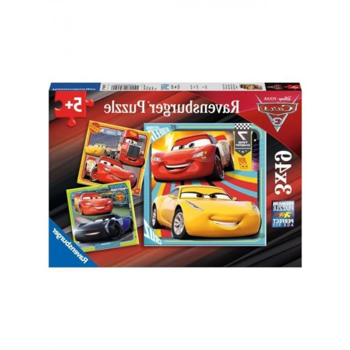 49 Parça Puzzle - Pixar Cars 3 Temalı Eğlenceli Yapboz Seti