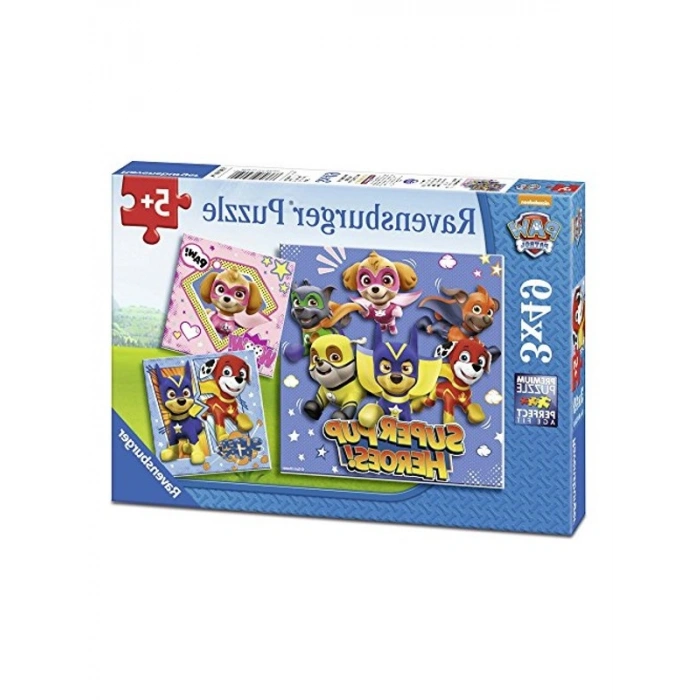 49 Parçalı Eğlenceli Puzzle, Çocuklar İçin Paw Patrol Temalı Oyun