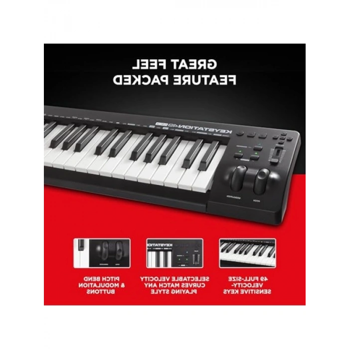 49 Tuşlu USB MIDI Klavye Controller - Tam Kontrol ve Yaratıcılık