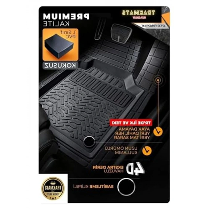 4D Universal Estetik Oto Paspas, Volvo S60 Uyumlu