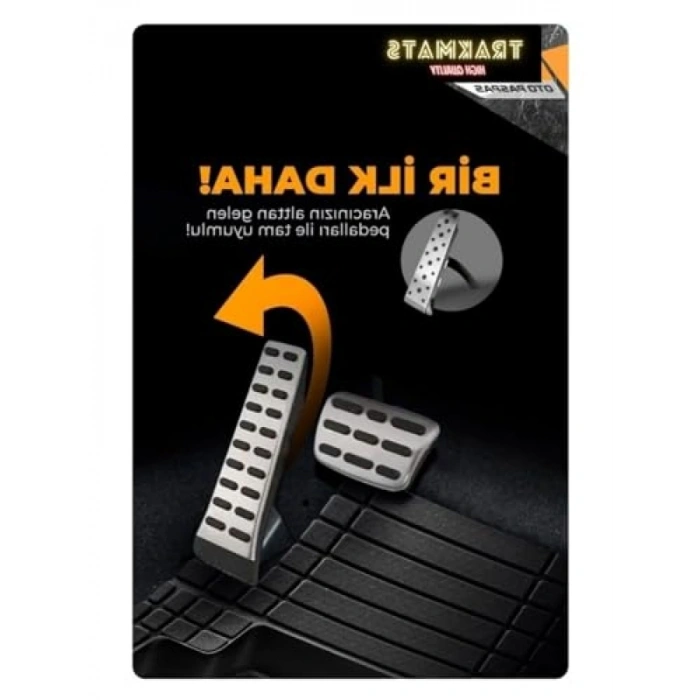 4D Universal Oto Paspas Seti - Siyah Renk