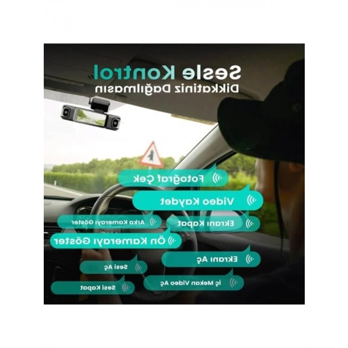 4K Araç Kamerası, Gece Görüşü ve GPS Özellikli