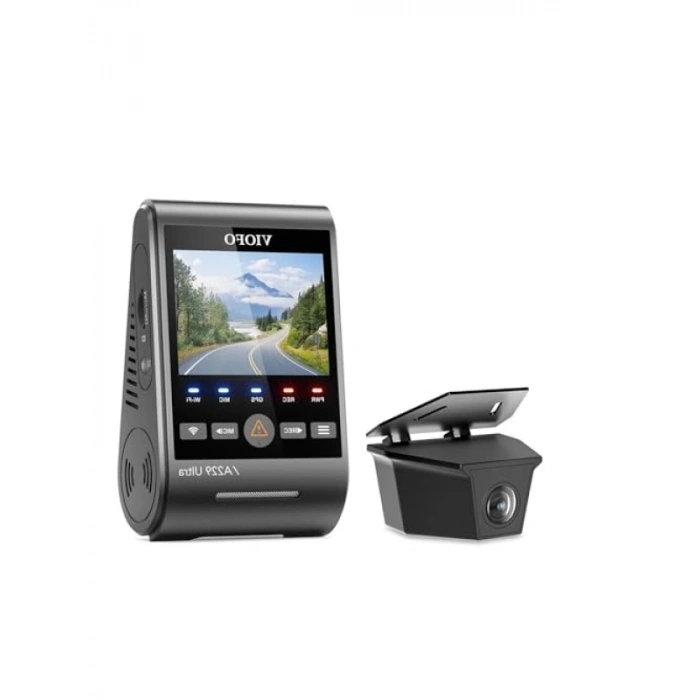 4K Çift Kamera Araç Kamerası - Su Geçirmez, GPS Destekli