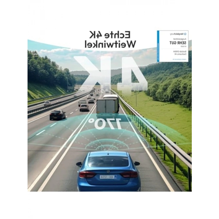 4K Ön ve Arka Dash Cam - Gece Görüşü ve Geniş Açı