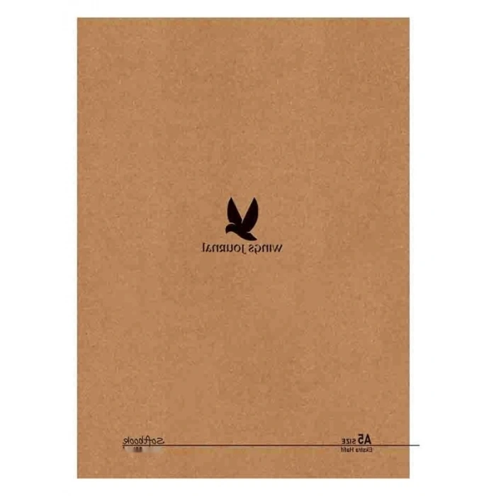 4’lü A6 Defter Seti - Çizgili Kraft Kapaklı, 72 Sayfa