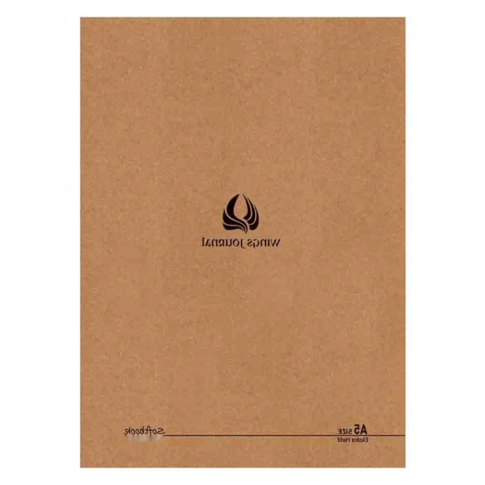 4’lü A6 Defter Seti - Çizgili Kraft Kapaklı, 72 Sayfa