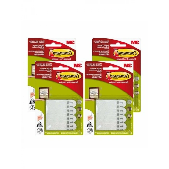 4X Küçük Boy Cırt Bant, 3 Pk Paket İçerisinde