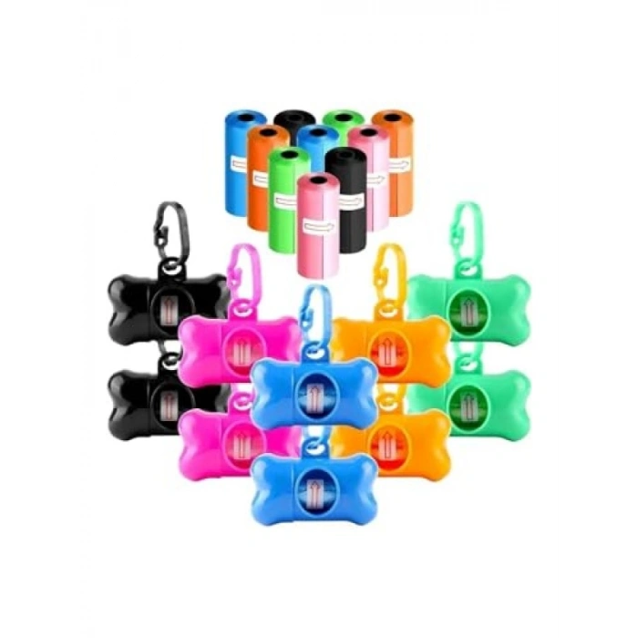 5+1 Dışkı Poşeti ve Taşıma Çantası Seti