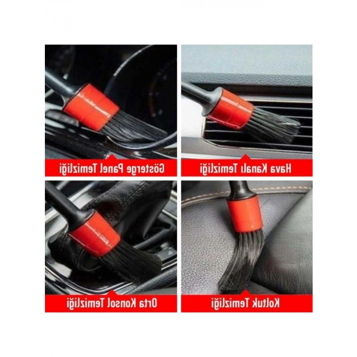 5+1 Parça Detaylı Araç Temizlik Fırça Seti