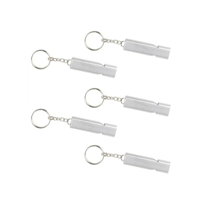 5 Adet Acil Durum Düdüğü - Çift Tüp