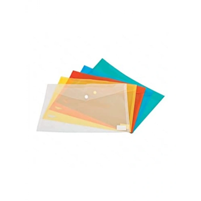 5 Adet Altın Renkli Çıtçıtlı Dosya Seti