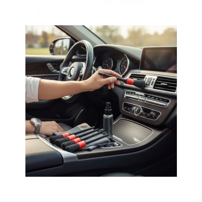 5 Adet Araç Detay Temizlik Fırçası Seti