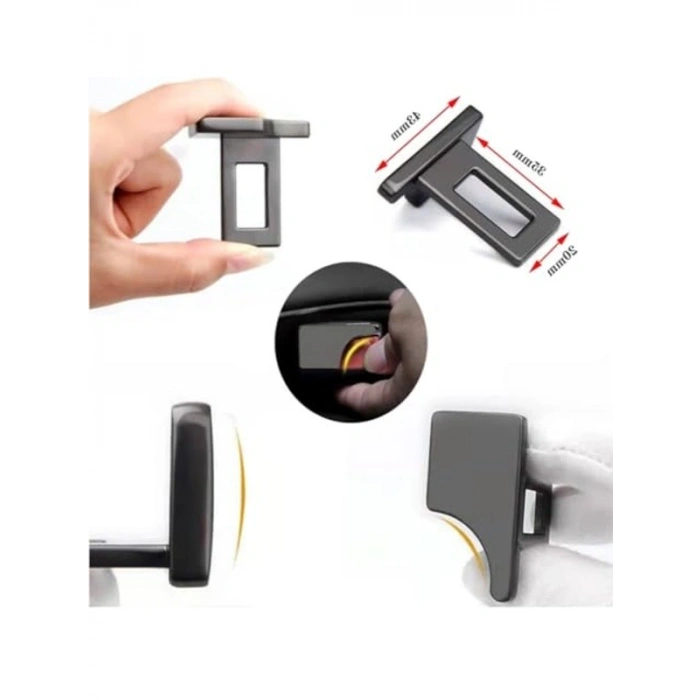 5 Adet Araç Emniyet Kemeri Susturucu Klips ile Gürültü Engelleme