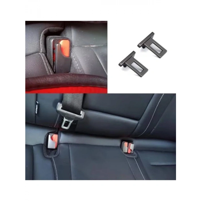 5 Adet Araç Emniyet Kemeri Susturucu Klips ile Gürültü Engelleme