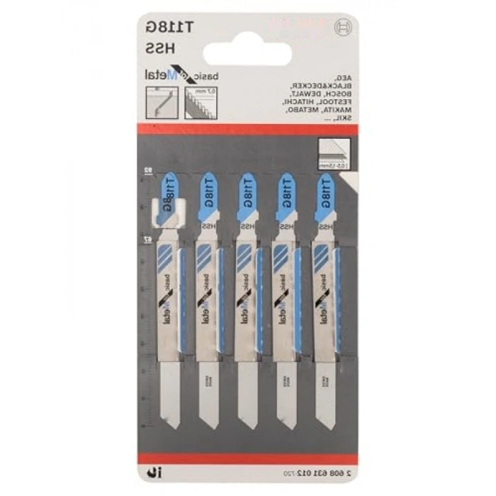 5 Adet Dekupaj Testeresi Bıçağı, Metal Kesim İçin