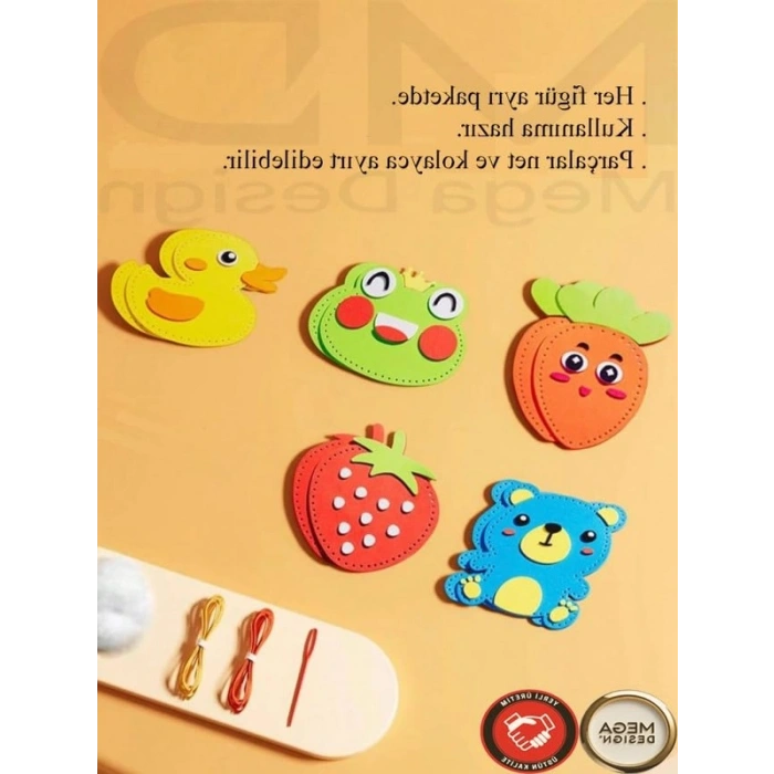 5 Adet EVA Çocuk Dikiş Seti, Ebeveyn-Çocuk Etkileşimi